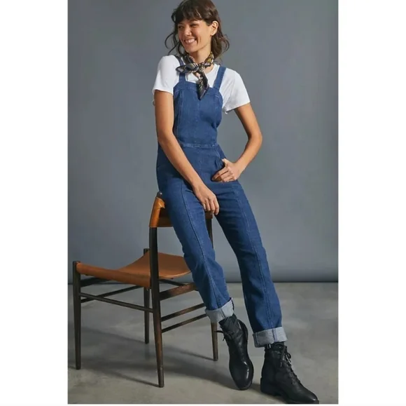 AG Adriano Goldschmied Cali Fitted Overalls NWT